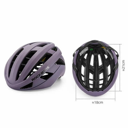 1605 Cycling helmet with head protection in PC+EPS - Matte/Pink