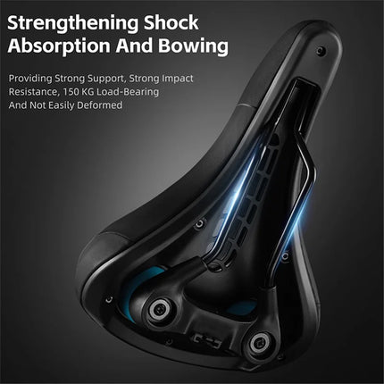 1563Selim de bicicleta oco com absorção de choques - Estilo clássico