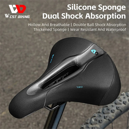 784Selle de vélo creux à absorption des chocs - Style élargi