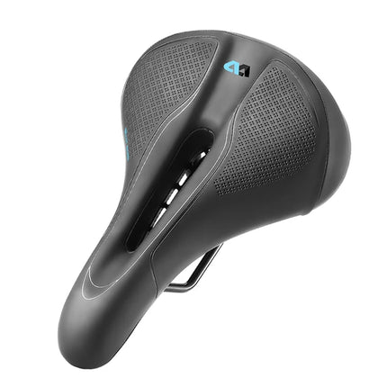 1088Selle de vélo en cuir + éponge, siège de vélo creux et respirant - Standard