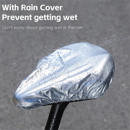 565Housse de selle de vélo, mousse à mémoire de forme + silicone - Noir