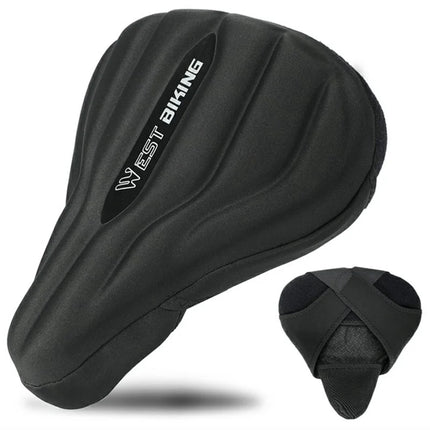 1153Housse de selle de vélo élargi et épais à absorption des chocs, 25,5 x 26,5