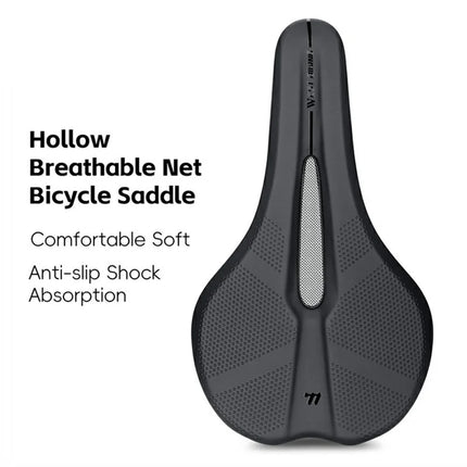 1304Sella da mountain bike traspirante in rete con assorbimento degli urti