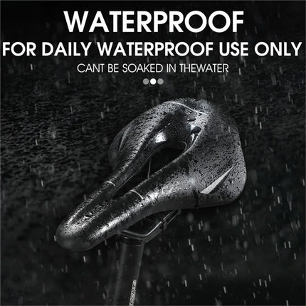 1340Selle PU confortable amortisseur confortable-  Noir / Argent