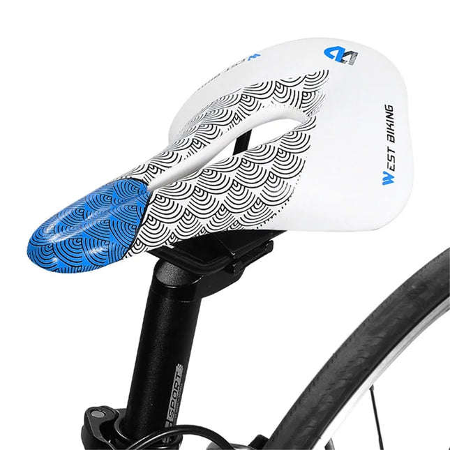 944Selle PU confortevole ammortizzatore confortevole - Bianco / Blu