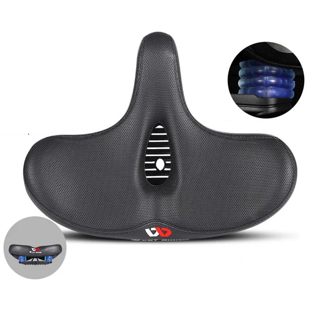 1664Selle de vélo de route VTT de montagne antichoc et respirant - Style creux