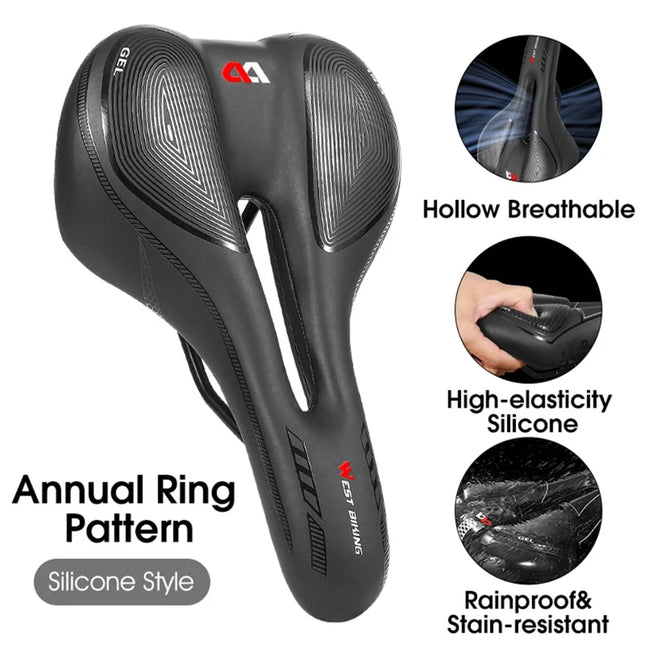 1037Selle de Bike Arriffication   Modèle Annuel (type de Silicone)