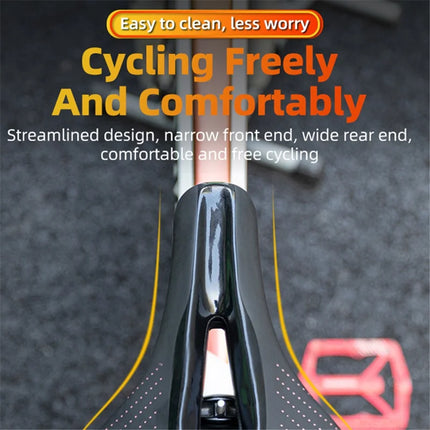 1118Selle de vélo VTT respirante en cuir PU et antichoc Rockbros