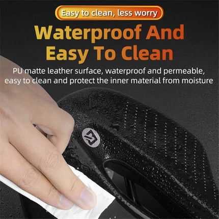 1118Selle de vélo VTT respirante en cuir PU et antichoc Rockbros