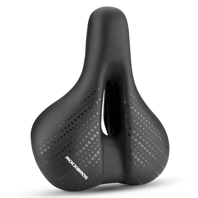 569Sella per bici MTB allargata in pelle PU e ammortizzante Rockbros