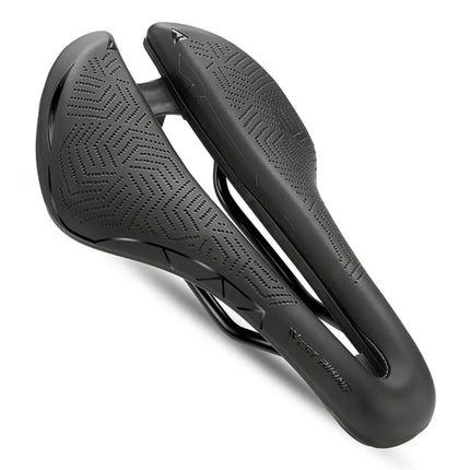 1013Selle de vélo de route ultralégère  Coussin Cuir imperméable   - Noir