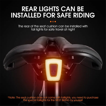 1013Selle de vélo de route ultralégère  Coussin Cuir imperméable   - Noir