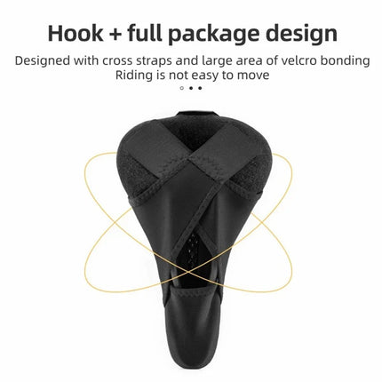 571 Bicycle seat cover, memory foam + silicone