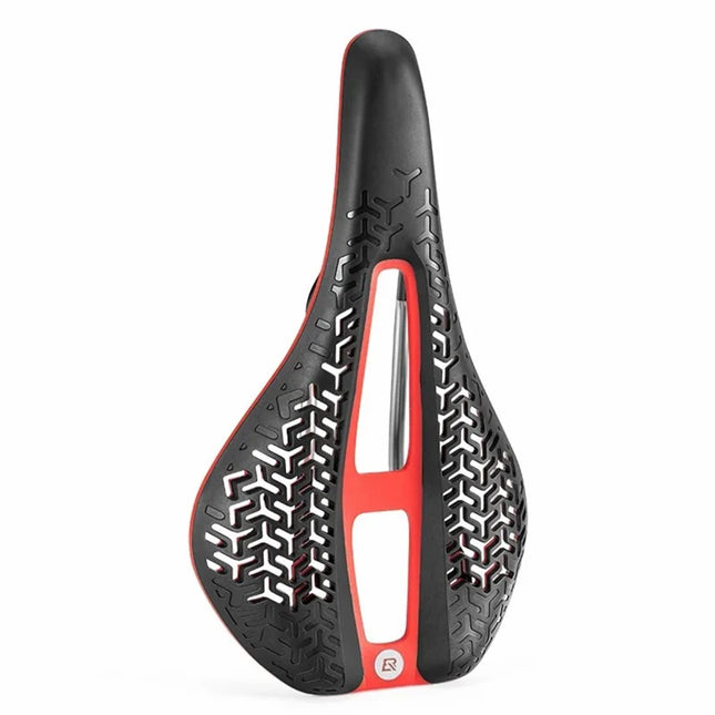 529Selle de vélo TPEE+PA66 respirante – Coussin de siège de vélo - Noir+Rouge