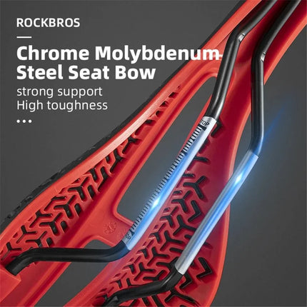 559Selle de vélo TPEE+PA66 respirante – Coussin de siège de vélo - Blanc