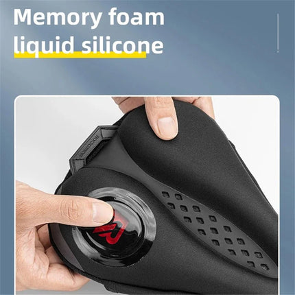 1595Sella per bicicletta in silicone spessa e ammortizzante Rockbros per MTB