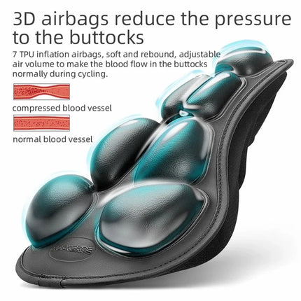 1174Coprisella per bicicletta a gonfiaggio a pressione con airbag antishock