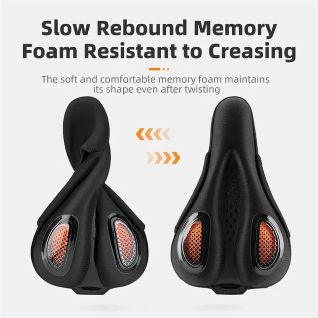 433 Thick Silicone Shock-Absorbing Breathable Bicycle Seat Cover