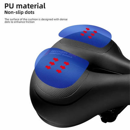 1815 PU leather and memory foam Rockbros bicycle saddle