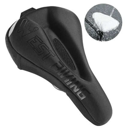 637Housse de selle de vélo en silicone + mousse à mémoire de forme