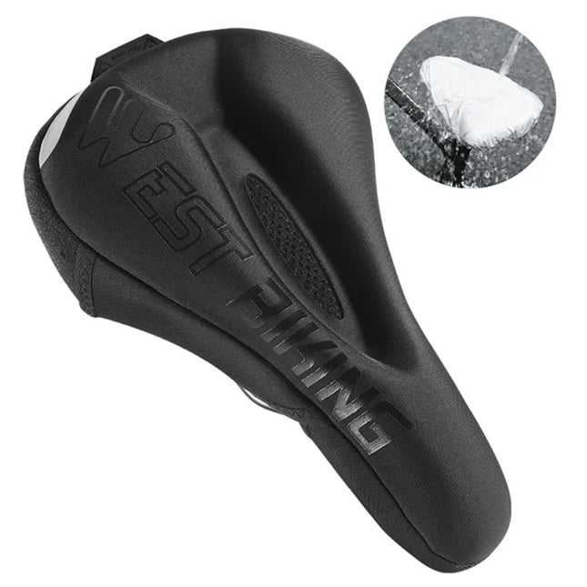 637 Silicone Bike Seat Cover + Memory Foam