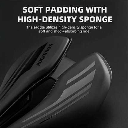 1514Sella per bicicletta cava in pelle PU e spugna ammortizzante Rockbros