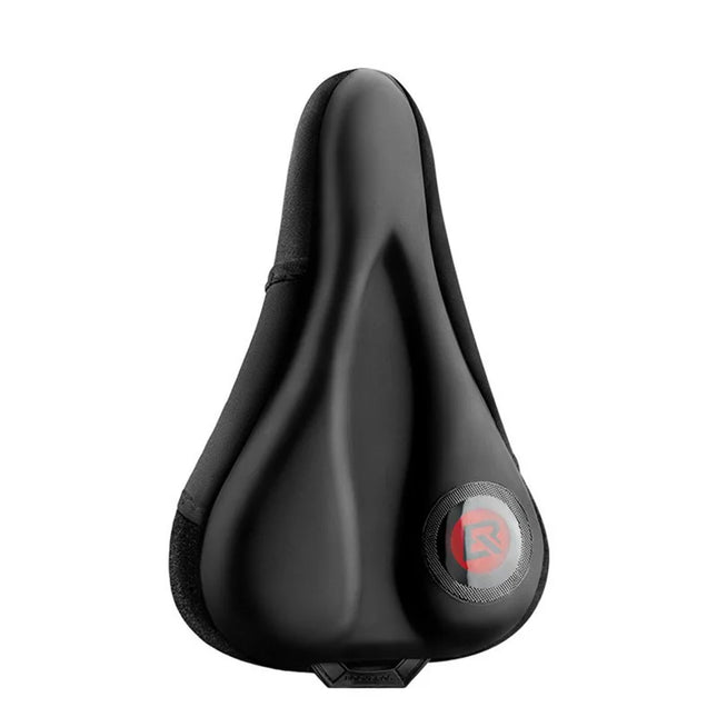 839 Silicone Quick Release Bike Saddle - Black/Red