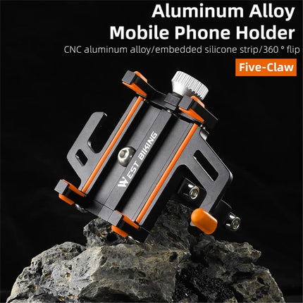 1052Support de téléphone de guidon de vélo en alliage d&amp;#39;aluminium