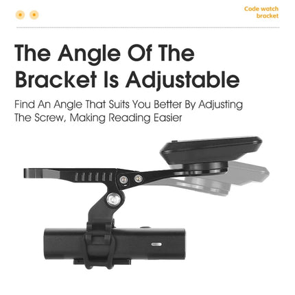 386Support compteur WEST BIKING YP0719356 alu, guidon vélo avec indicateur