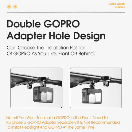 386Support compteur WEST BIKING YP0719356 alu, guidon vélo avec indicateur