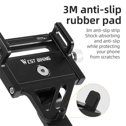 Supporto per telefono da bici da corsa MTB in lega di alluminio 1809