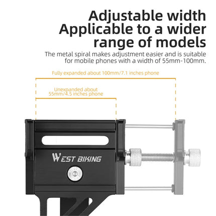 Supporto per telefono da bici da corsa MTB in lega di alluminio 1809