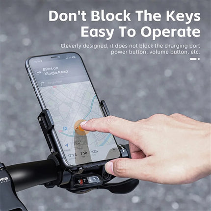 Supporto per telefono cellulare per bici ultra-leggero in lega di alluminio