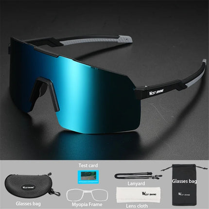 2343Lunettes de vélo polarisées pour VTT et route