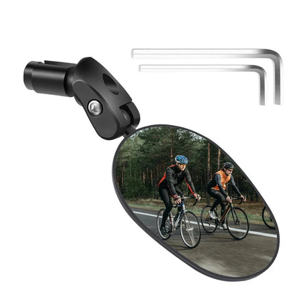 908 Bicycle Rearview Mirror Wide Angle 360° Handlebar Rotation