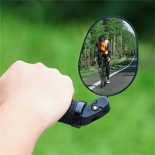 908 Bicycle Rearview Mirror Wide Angle 360° Handlebar Rotation