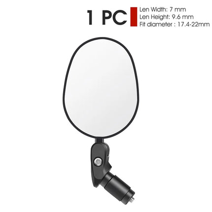 908 Bicycle Rearview Mirror Wide Angle 360° Handlebar Rotation