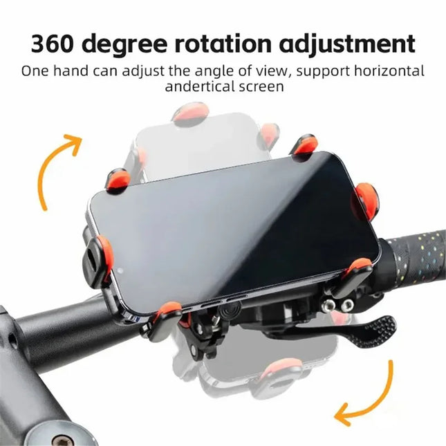 919Support supporto per telefono da bici sei artigli Rockbros