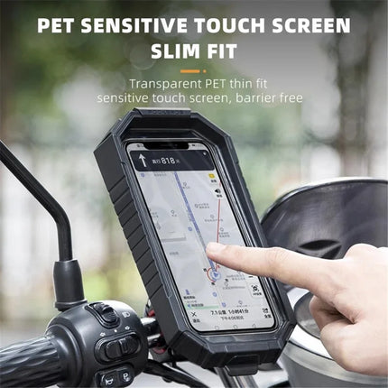 886 Portable phone holder with PET touch screen