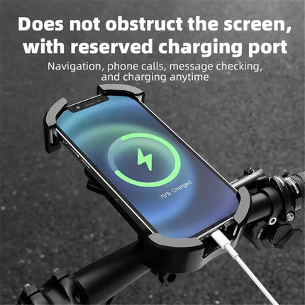 739 Supporto per telefono cellulare per bici e moto, antiurto - Specchietto retrovisore