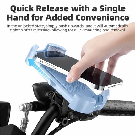 1042 Suporte para telemóvel para bicicleta e moto, antichoque - Espelho retrovisor