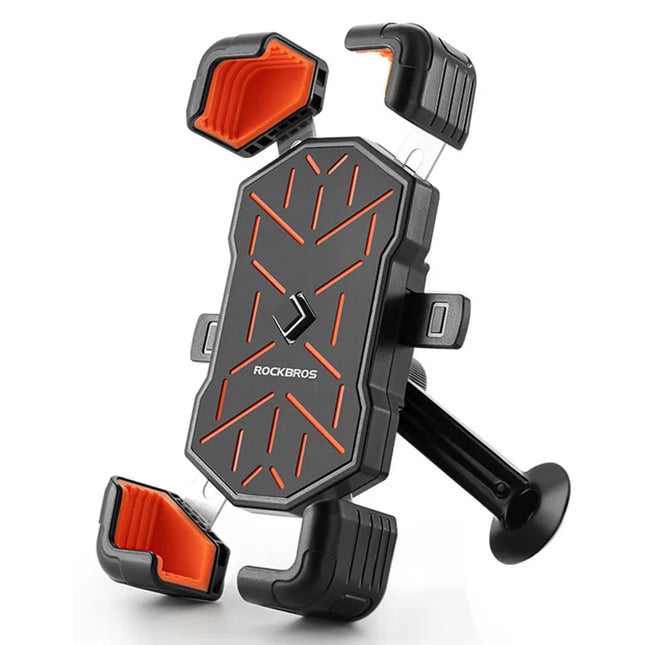 2281Rockbros Support vélo pour téléphone de 4,5 à 7,2 pouces
