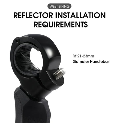 1454Espelho retrovisor para bicicleta elétrica HD, ângulo ajustável - Esquerdo