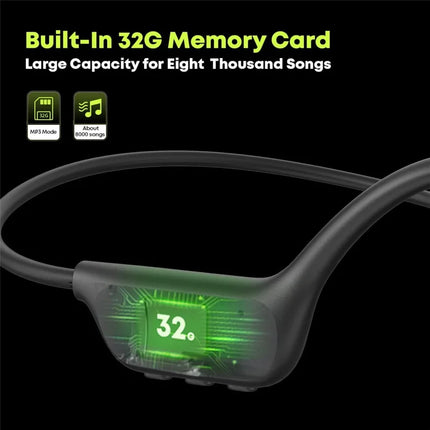 395 Bone conduction Bluetooth earphones with 32 GB built-in storage