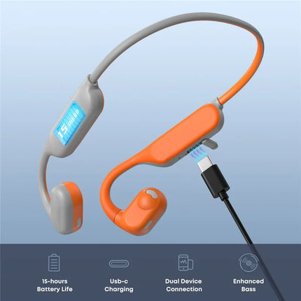 689 Bone conduction Bluetooth earphones for running and sports