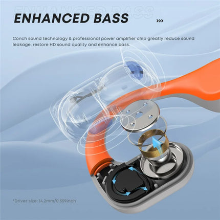 689 Bone conduction Bluetooth earphones for running and sports