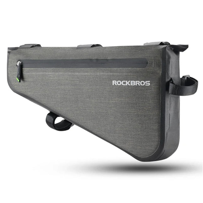 601 Waterproof 5L Bike Saddle Bag, Triangular Cycling Tube Pouch