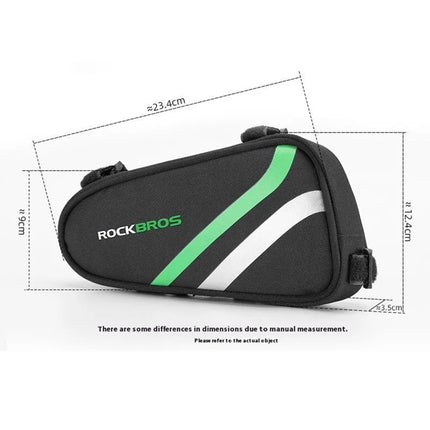 1785 Bolsa de Cuadro de Bicicleta Triangular