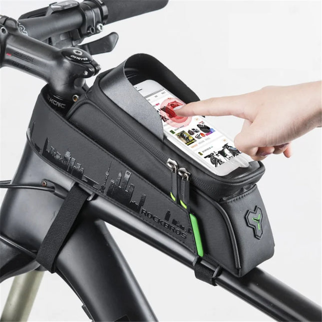 684 Waterproof Bike Frame Bag 1.5 L with Touch Screen