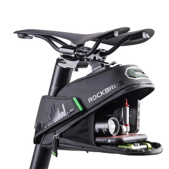2444Bolsa de sillín de bicicleta impermeable ROCKBROS 1.5L